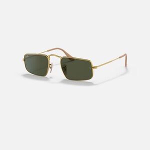 Ray-Ban Gold Frame Sunglasses with Green Lenses